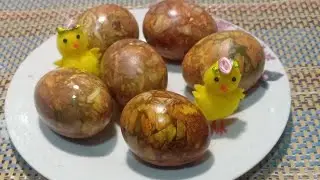 MARBLE EGG for EASTER!