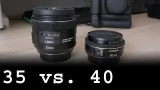 Canon EF 35mm f/2 IS USM vs. EF 40mm F/2.8 STM pancake review