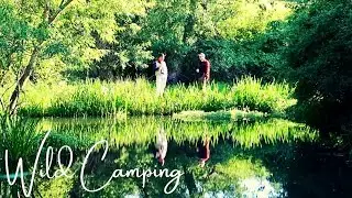 Wild Camping at the Secret Pond | Camping by a Lake | Testing Summer Camping Gear | Revolution Race