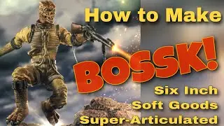 Tutorial - The Ultimate Bossk Star Wars Black Series figure with Soft Goods and Super-Articulated
