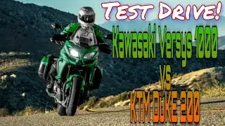 Kawasaki Versys 1000 | TEST DRIVE | DEFEATED BY KTM DUKE 200 😂