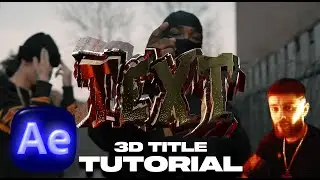 CREATE 3D TITLES IN AFTER EFFECTS !