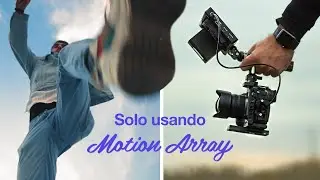 How did I make this video clip using ONLY Motion Array?!