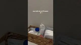 NEST WITH ME: postpartum essentials 🤰🏻✨ #39weekspregnant #postpartum #postpartumrecovery #nesting