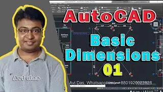 AutoCAD Basic Dimensions For Beginners In Bangla Quick, Linear, Aligned | Tutorial Bee IT