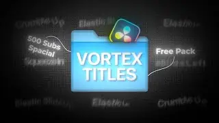 Free Text Animation Pack for DaVinci Resolve | 13 Fusion Titles (Download Now)