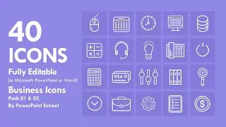 Free PowerPoint Icons by PowerPoint School