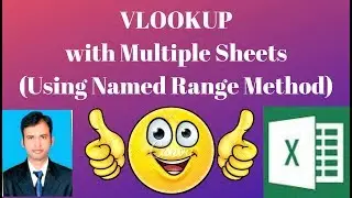 Vlookup Part - 2 | Using Multiple sheets with Named Range method