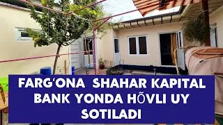 FARGʻONA SHAHAR KAPOTAL BANK YONDA 2 SÕTIH 4 HONA HOVLI UY SOTILADI +998905352586