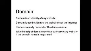 Web Developer|| Web Developer Guide Series Part-07|| Domain Name