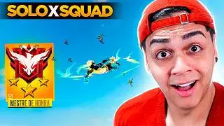 I USED THE NEW TRANSFORMATION SOLO VS SQUAD IN THE HONOR MASTER LEAGUE!! FREE FIRE