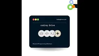 MY FIRST YOUTUBE VIDEO!!  Coding Drive