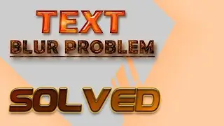 Fix Blurry Font and Program in HD Screen | Blurry text Problem solved in windows 10