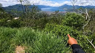 Pamandangan lut tawar takengon dari atas