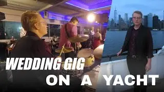 Playing Drums For A Wedding On A Yacht!