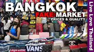 BANGKOK Fake Market Shopping Spree | 1st Copy Items Prices & Quality In THAILAND 