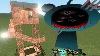 Nightmare Sprunki Sky Phase 11 Vs Tower in Gmod