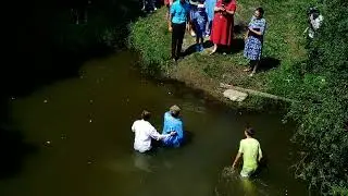 Крещение Жени и Наташи. Хутор Карский, 31.07.2021