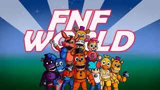 fnf world gameplay (fnaf world fnf mod)