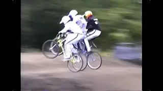 BMX 1992 Governor's Cup - Eugene, OR - 16 Cruiser Main - Gainsford vs Naive vs Lee