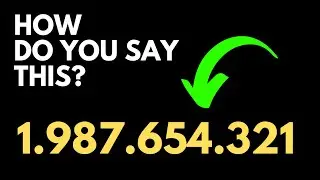 How To Say Big Numbers In English