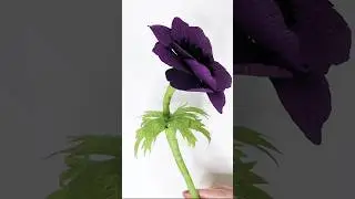 How to make a paper anemone tutorial part 1. #paperflowers #papercraft