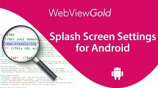 🚀How to Set Up the Splash Screen Settings for Android 🎨📱