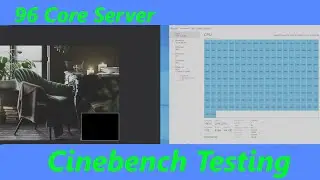 96 Core Xeon Server VS 16 Core AMD 7950X | Cinebench Testing