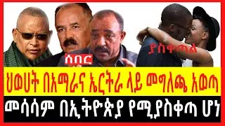 Ethiopia - ሰበር |መሳሳም በኢትዮጵያ የሚያስቀጣ ሆነ |ህወሀት በአማራና ኤርትራ ላይ መግለጫ አወጣ|Zena| Zehabesha | Abel birhanu|