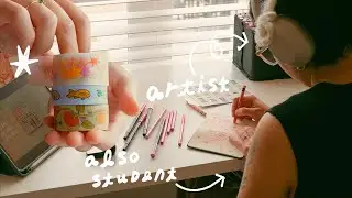 my life as an art student & working as an artist 🌟