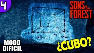 CUEVA DEL CUBO Y TIROLINA #4 (MODO DIFICIL) | SONS OF THE FOREST | HISTORIA y GAMEPLAY
