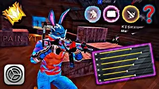 Best Settings ⚙️ HUD + SENSI + DPI 👽 1vs4 🎯 Xiaomi Redmi Note 8📱- Free Fire Highlights 🇮🇳