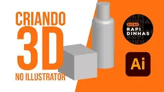 Como fazer 3d no Illustrator -  [Dica Rapidinha]