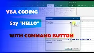 Excel VBA Coding with Command Button and Message box - Chapter - 1 - Easy and Basic Coding VBA