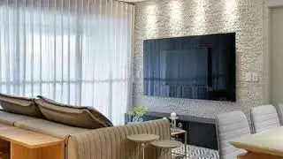 ديكورات شاشات خشب وجبس روعه