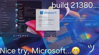 Установка и обзор Windows 11 Insider Preview 21380