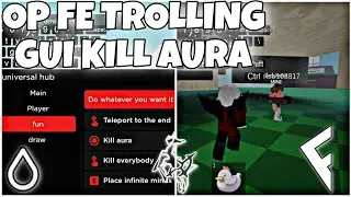 OP FE TROLLING GUI KILL AURA | HYDROGEN • FLUXUS
