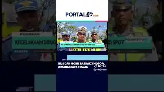 BUS DAN MOBIL TABRAK 3 MOTOR