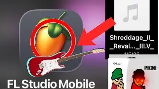 Shreddage Electric Guitar Soundfont on Fl Studio Mobile (not clickbait)