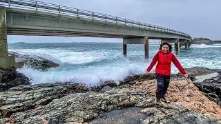 Ocean Souds Meditation Sleep. #Atlantic road Norway
