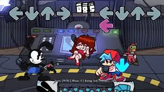 Friday Night Funkin' Oswald The Lucky Rabbit vs BF (FNF MOD) Lucky Trolley