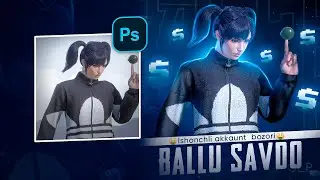 🐼BALLU PUBG kanali uchun Avatarka tayyorlaymiz! • @Ballu Pubg