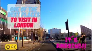 Driving Through the Amazing London Stratford towards Tower of London.