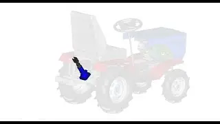 Підйом навіски. Mechanical jack.
