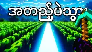 ကျွန်တော် အတည့်ပဲသွားလို့ရတယ်!!! | Minecraft, But I Can Only Walk In A Straight Line!!!