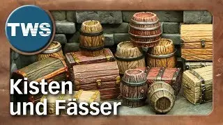 Tutorial: Kisten und Fässer bemalen / how to paint chests and barrels (Tabletop-Gelände, TWS)