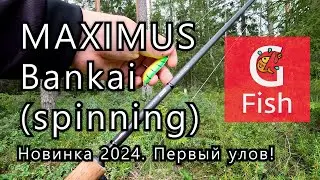 Ловлю щуку на диком лесном озере. Разловил новый спиннинг