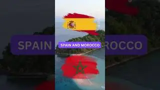 The World’s Shortest International Border: Spain vs. Morocco! | GK | #triviazest #shorts