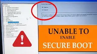 Secure Boot Enabled but NOT Active in BIOS -- 100% Fix (Dell & HP Laptop)