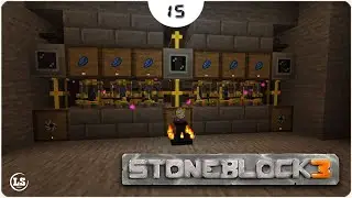 Minecraft: StoneBlock 3 - #15 Стол трансмутации и первые сингулярности